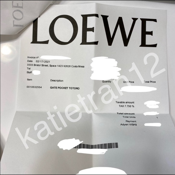 Loewe x Totoro Gate Pocket shoulder crossbody bag - Picture 10 of 11